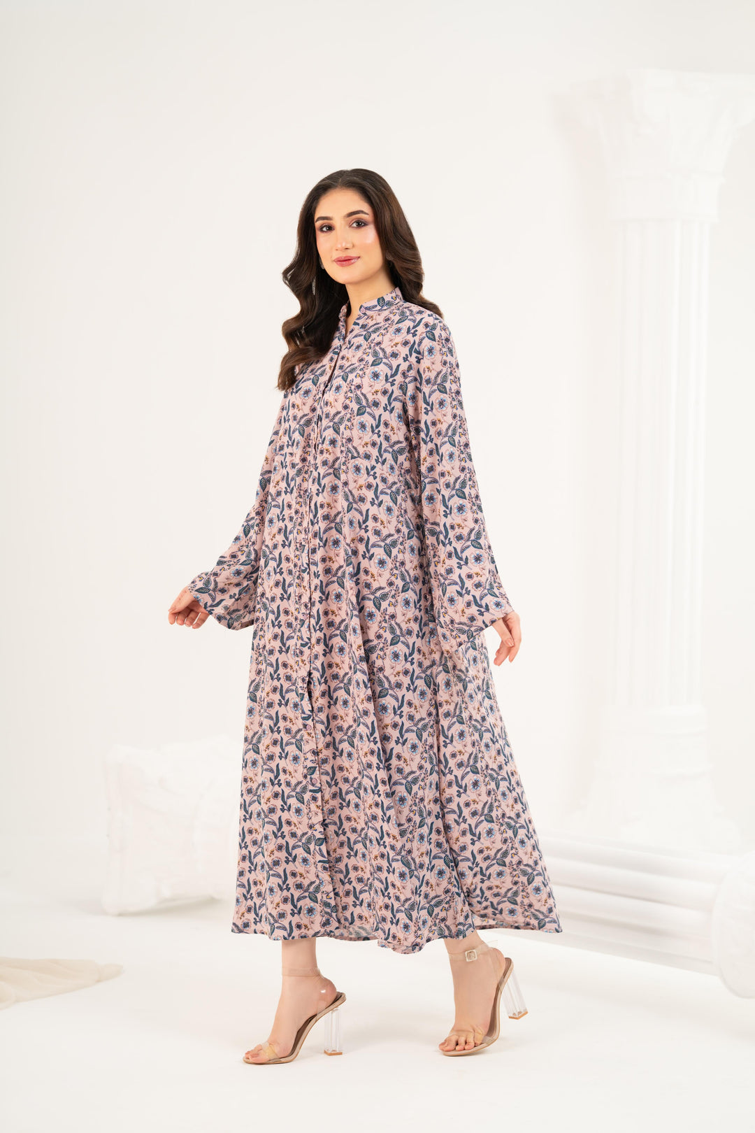 Vintage Garden Midi Dress