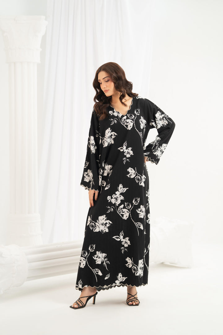 Midnight Floral Dress