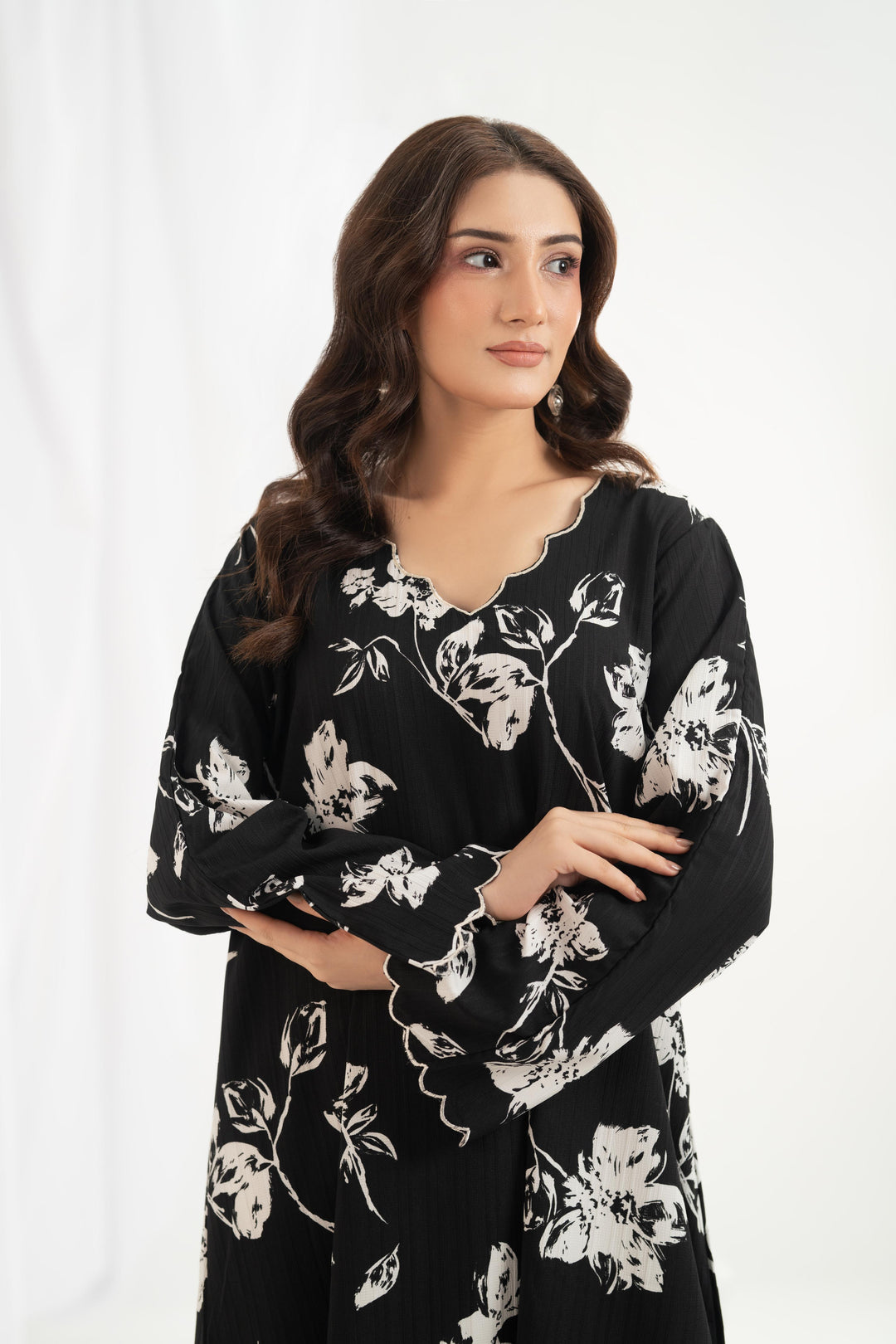 Midnight Floral Dress