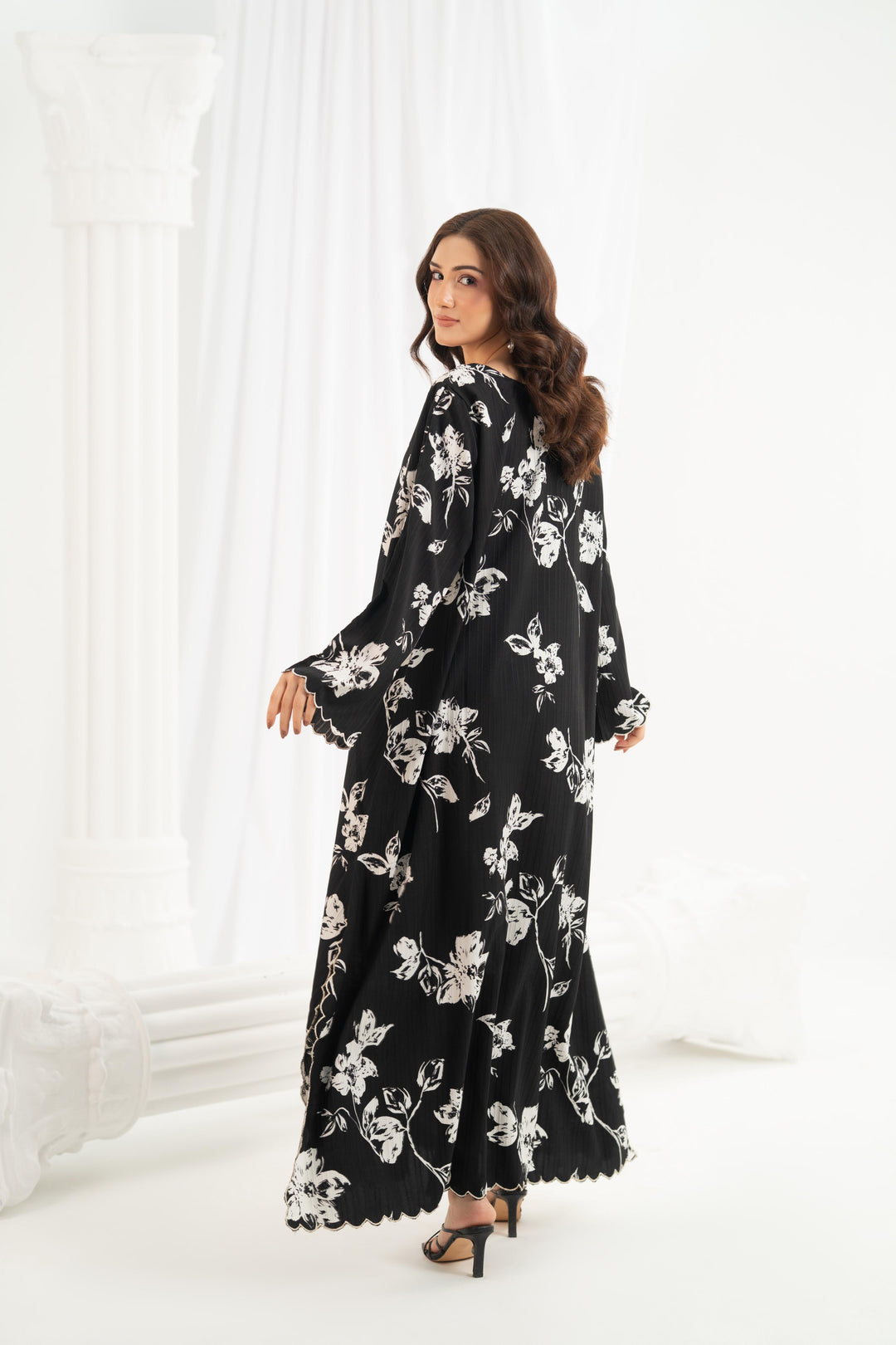 Midnight Floral Dress