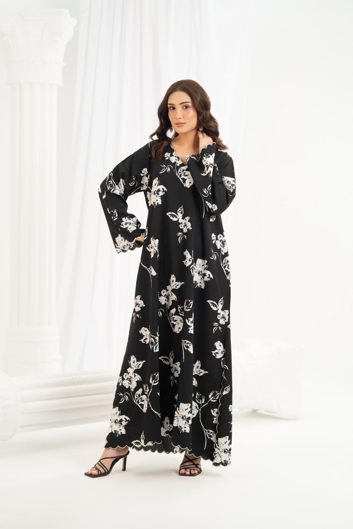 Midnight Floral Dress