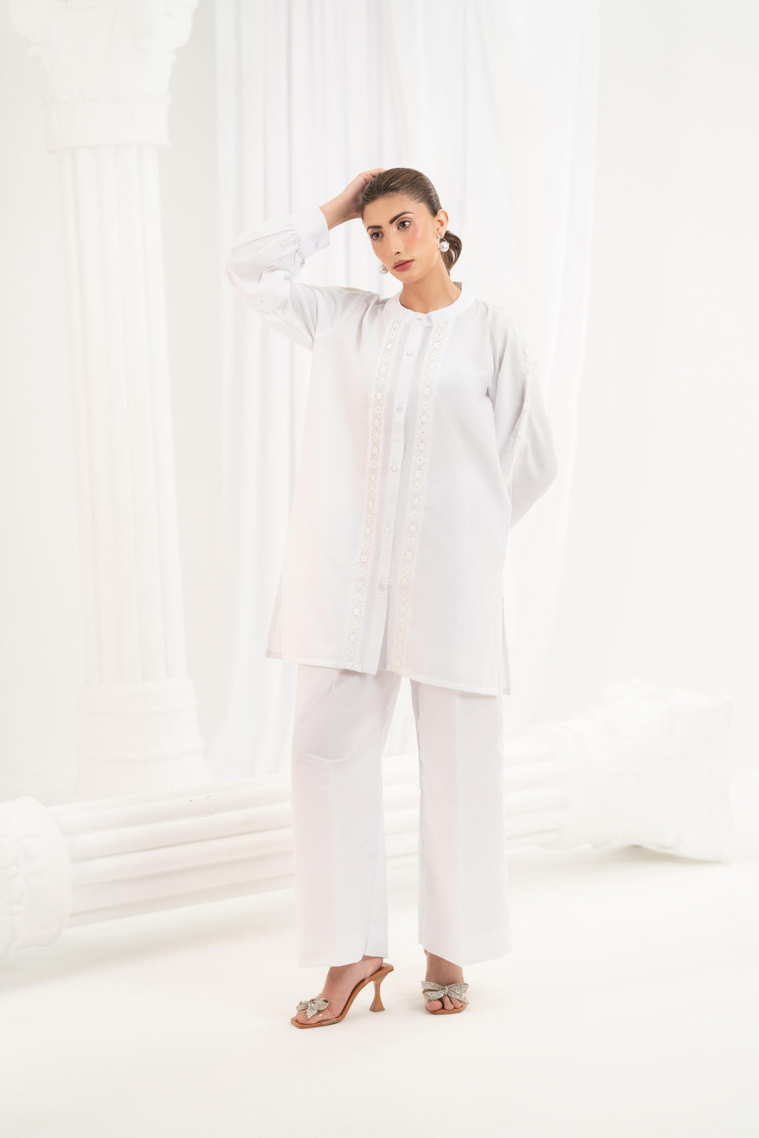 White Elegance Co-Ord