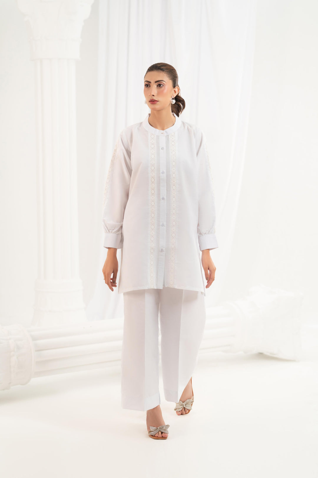 White Elegance Co-Ord
