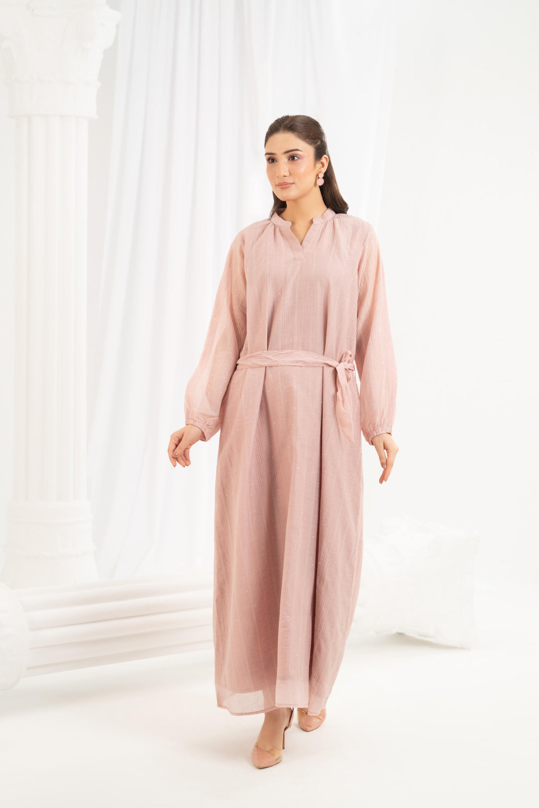 Blush Shimmer Dress