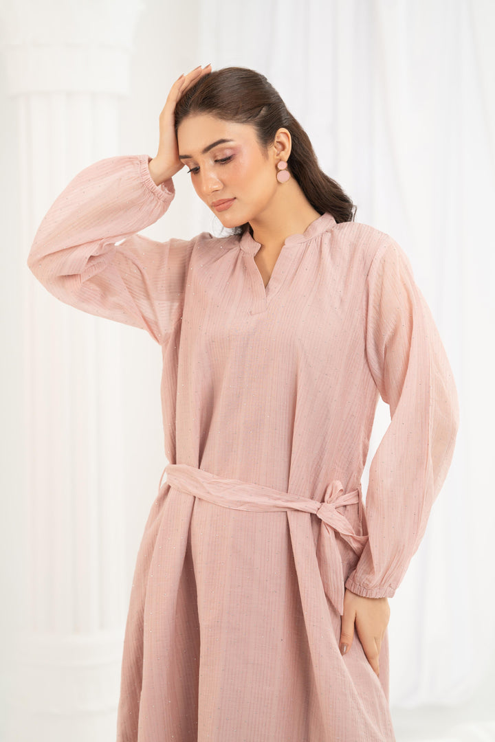 Blush Shimmer Dress
