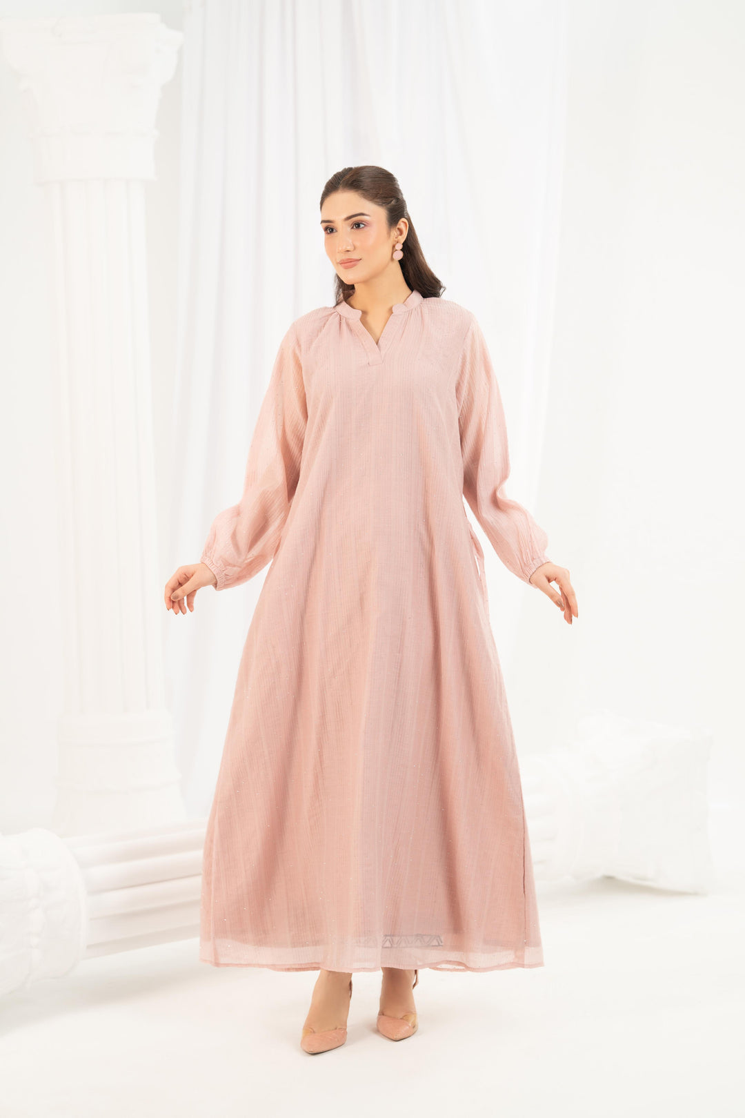 Blush Shimmer Dress
