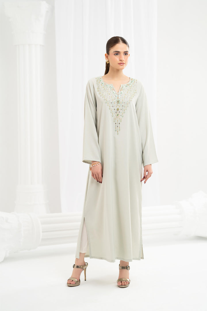Sage Jewel Kaftan