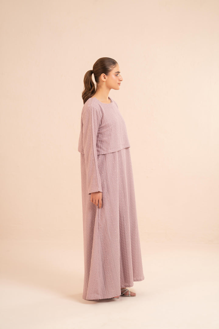 Liora Pointelle Layered Dress