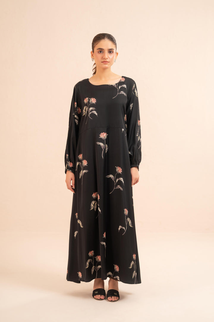 Print Celeste Floral Satin Dress