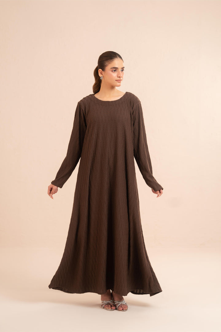 Nola Textured Jersey Dress