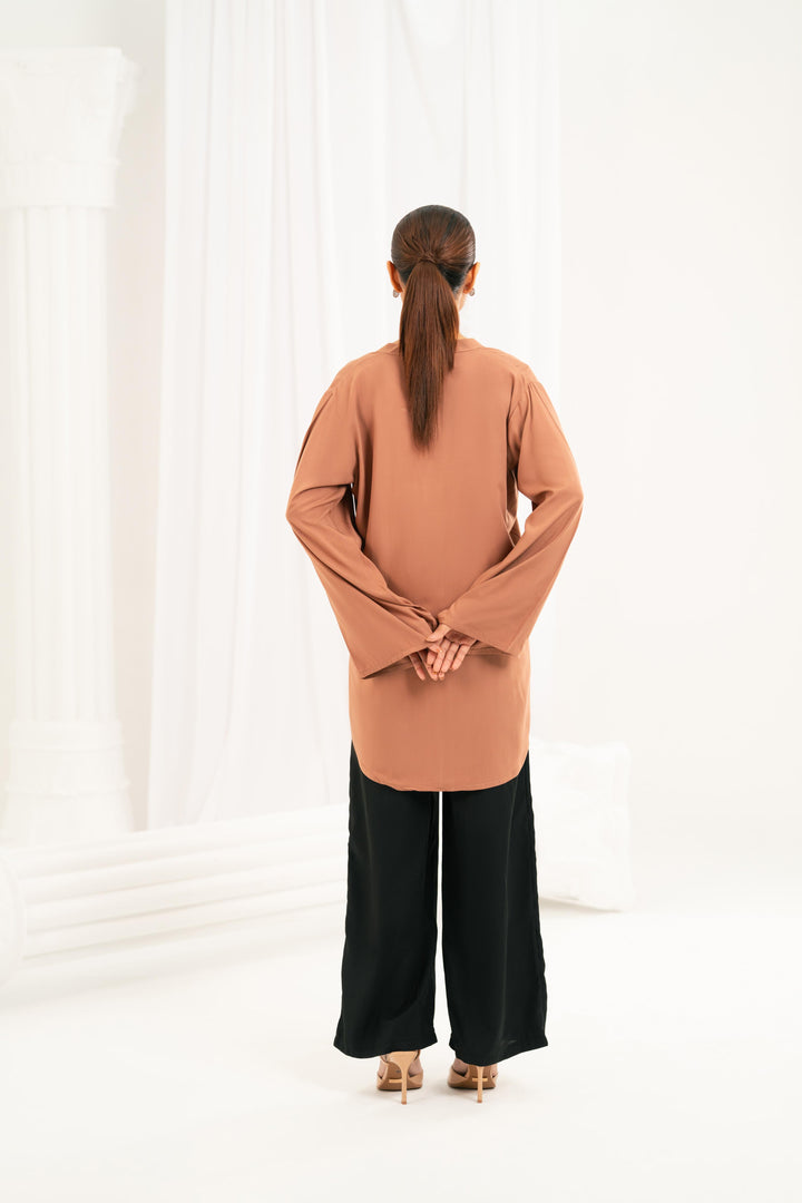 Essential Beige Viscose Top
