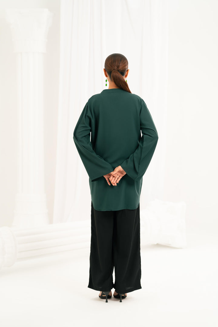 Essential Teal Viscose Top