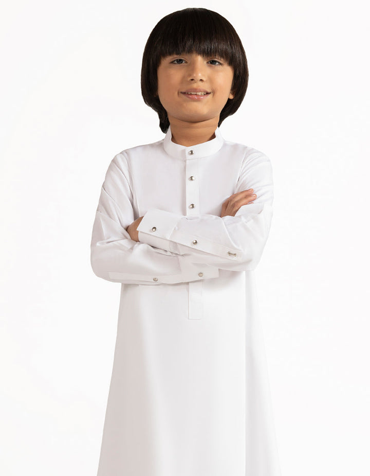 Blended Off White Jubba - J. Junaid Jamshed