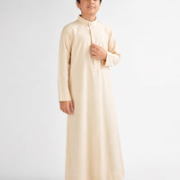 Blended Beige Jubba - J. Junaid Jamshed