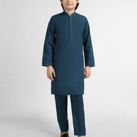 Polyester Green Shalwar Kameez - J. Junaid Jamshed