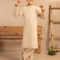 Polyester Peach Shalwar Kameez - J. Junaid Jamshed