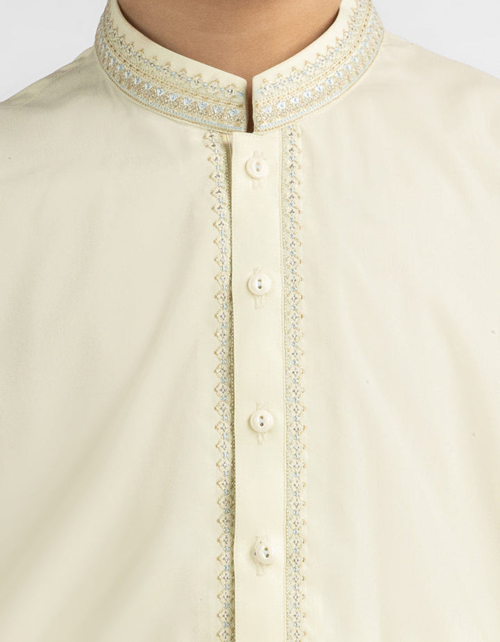 Blended Lemon Shalwar Kameez - J. Junaid Jamshed