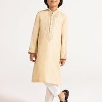 Polyester Gold Special Kurta - J. Junaid Jamshed
