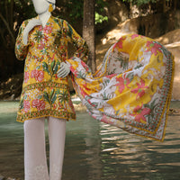 Lawn Multi Unstitched Suit - J. Junaid Jamshed