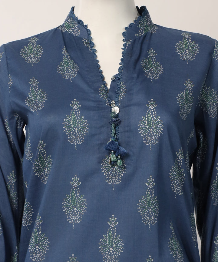 Lawn Multicolor Unstitched Suit - J. Junaid Jamshed