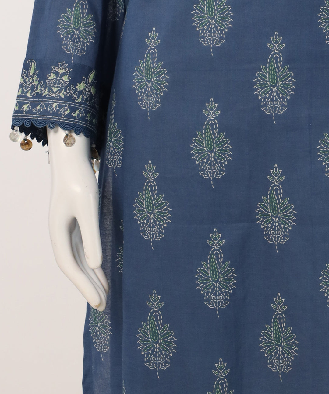 Lawn Multicolor Unstitched Suit - J. Junaid Jamshed