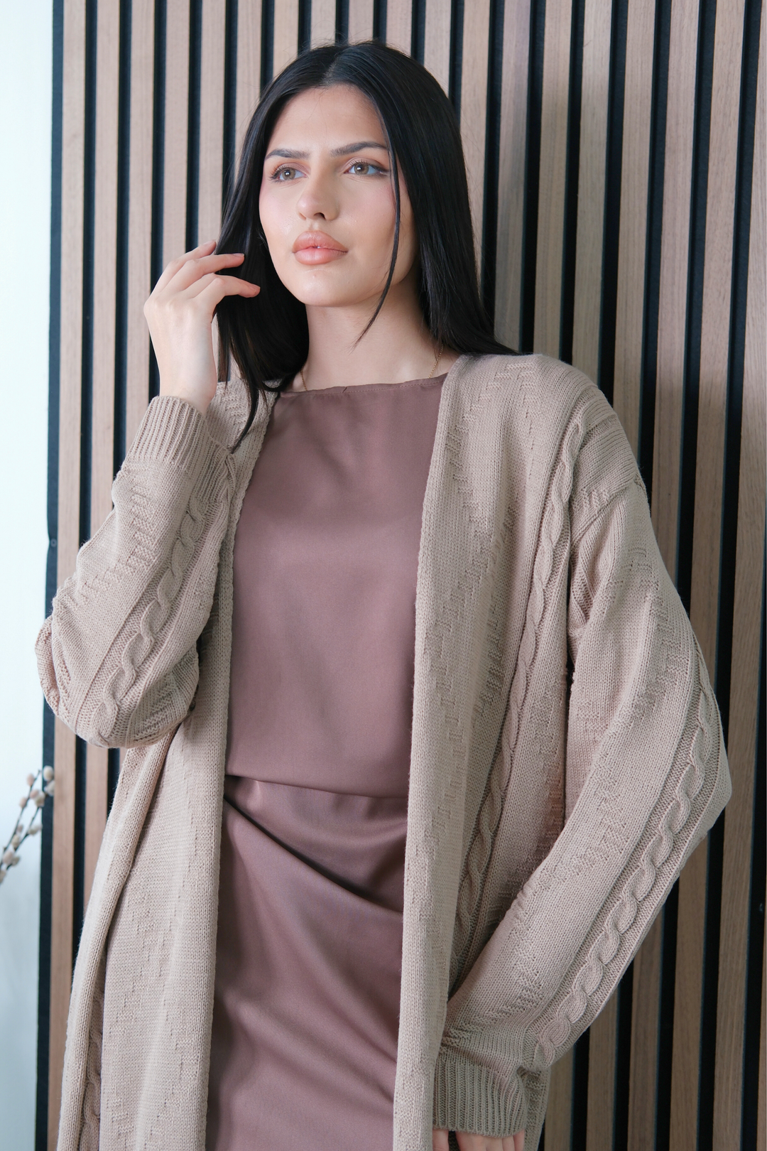 Noirline Mocha Cardigan