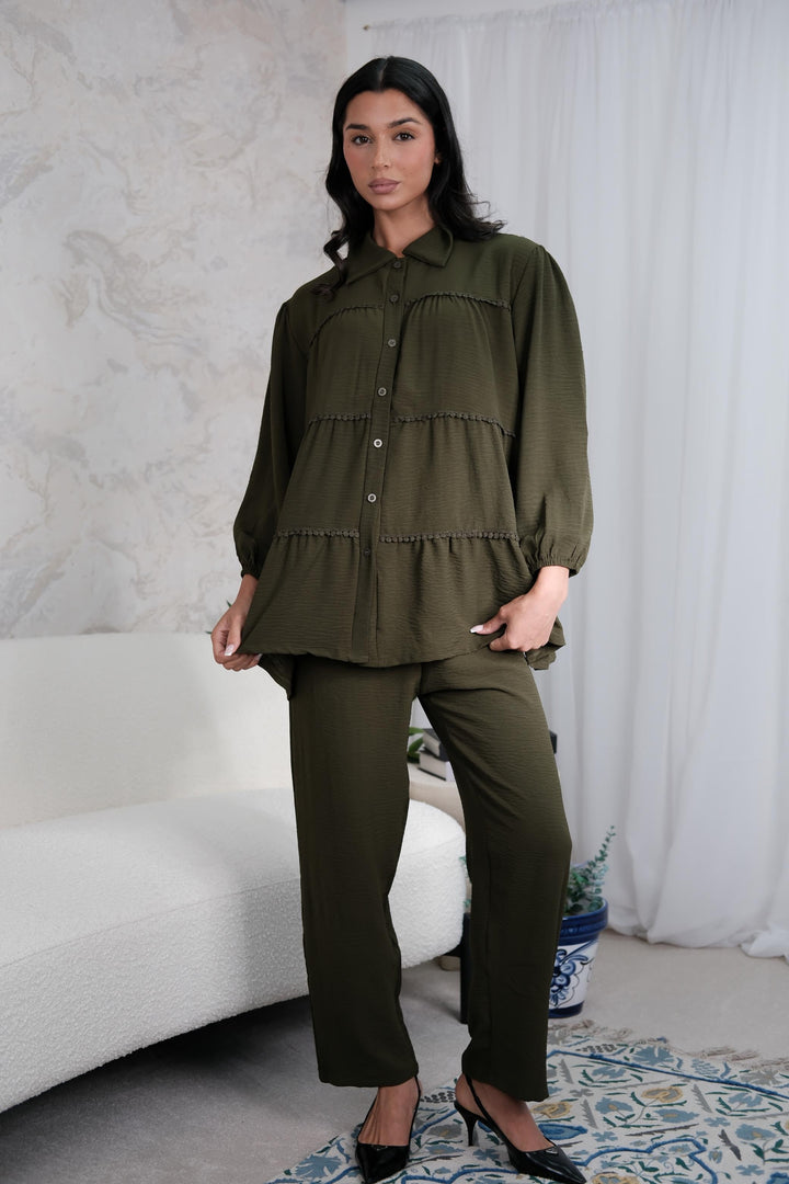 Sorella Khaki Co-Ord
