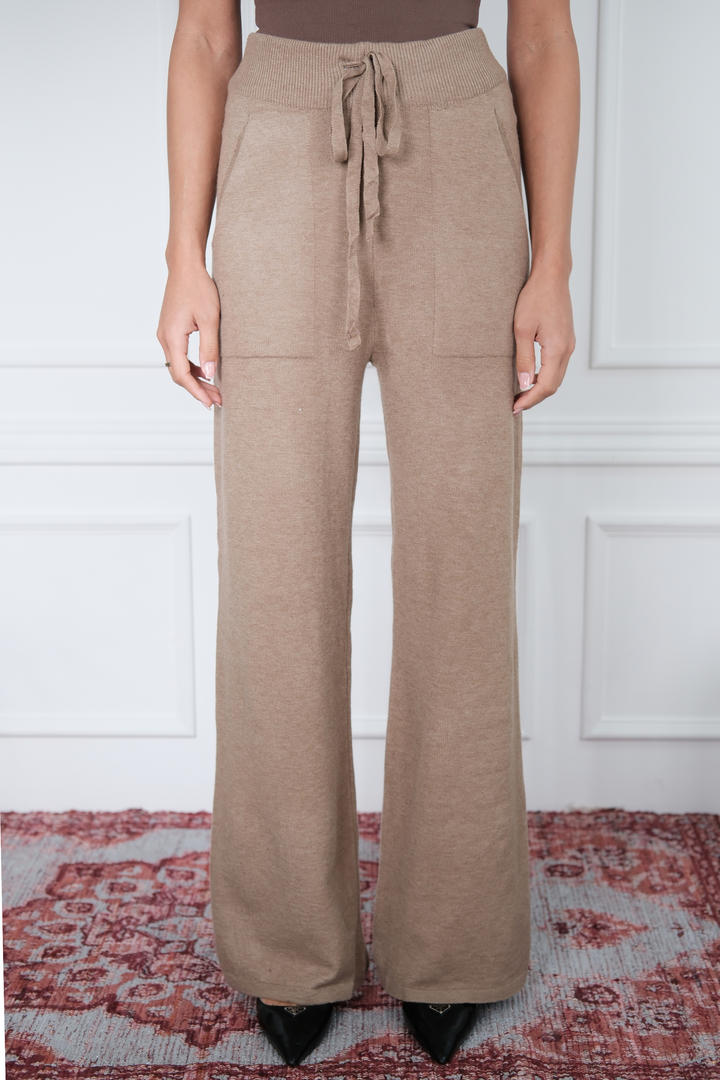 Comfy Taupe Trousers