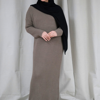 Alma Mocha Knit Dress