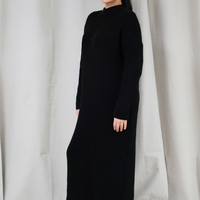 Alma Black Knit Dress