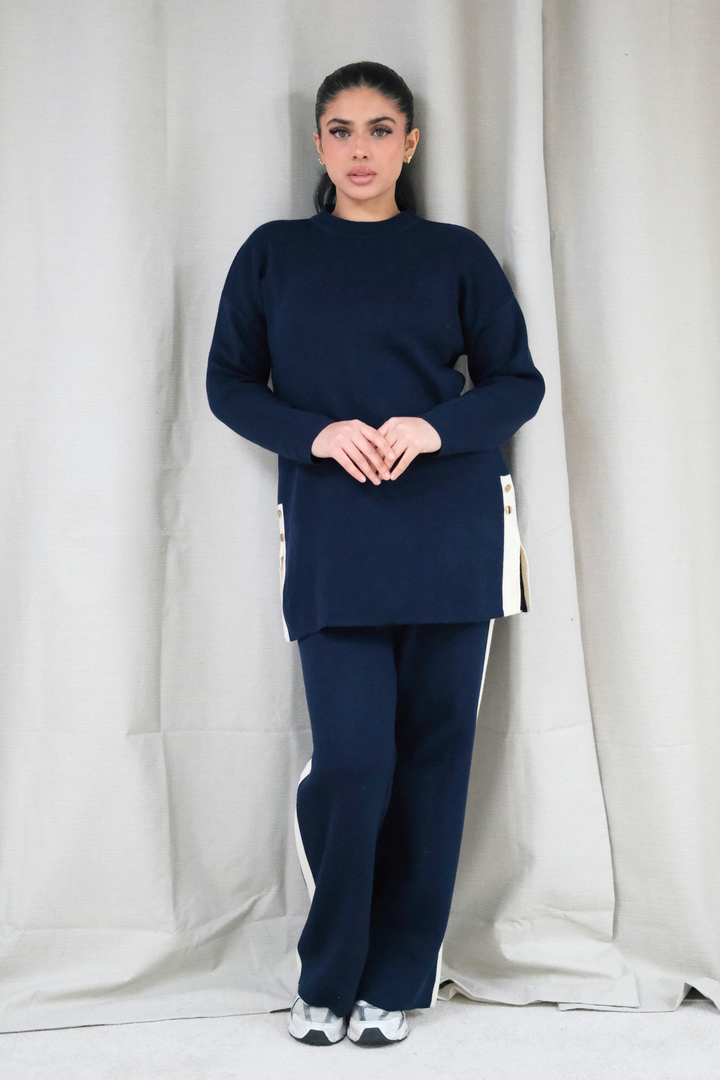 Mable Navy Knit Co-Ord