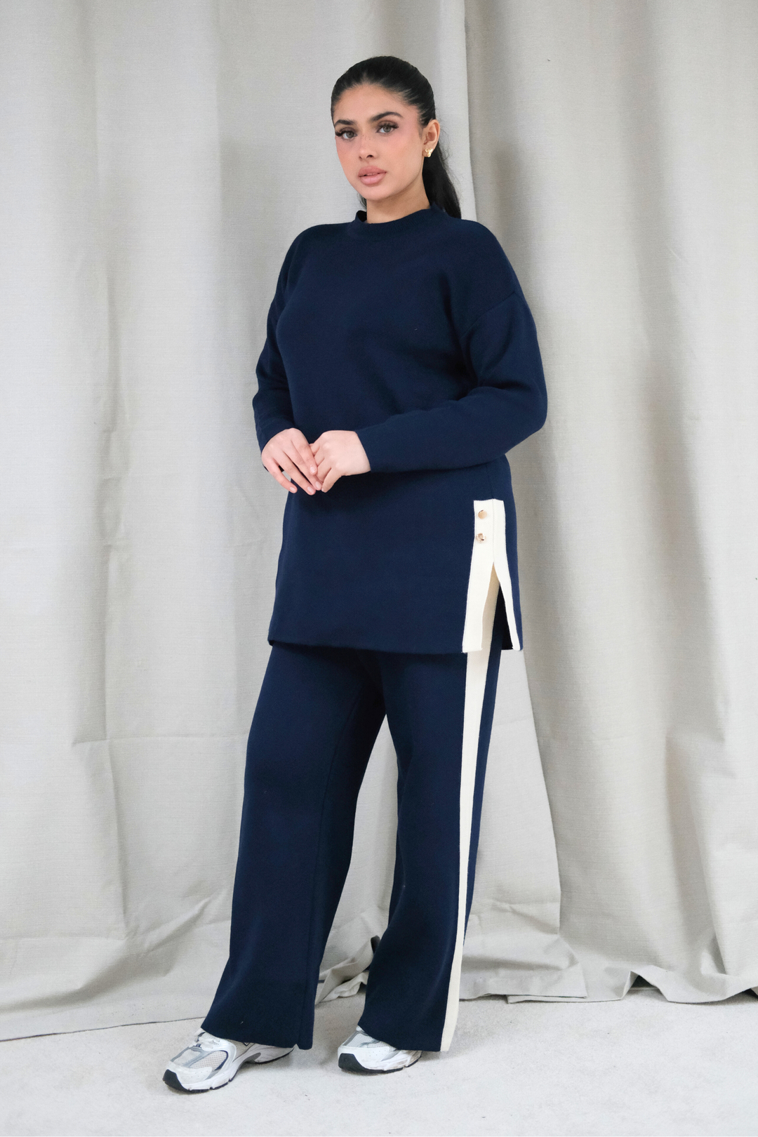 Mable Navy Knit Co-Ord