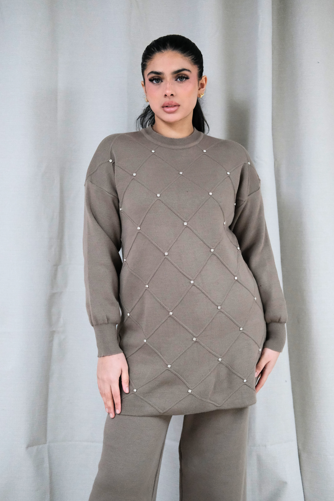 Noelle Mocha Knit Co-Ord