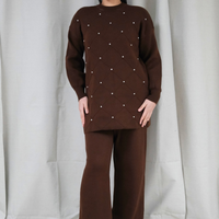 Noelle Brown Knit Co-Ord