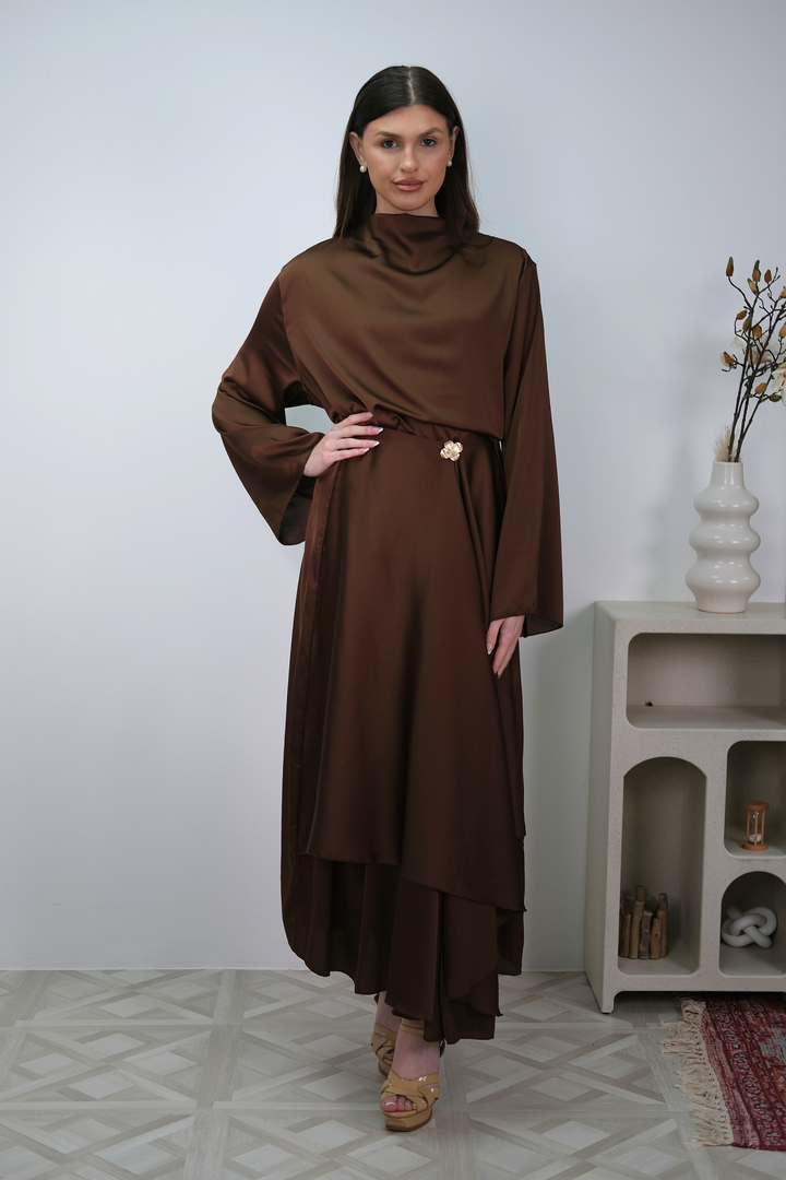 Sorela Brown Dress