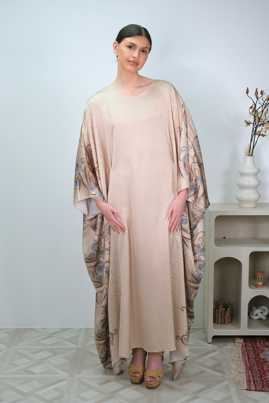 Raya Stone Printed Kaftan