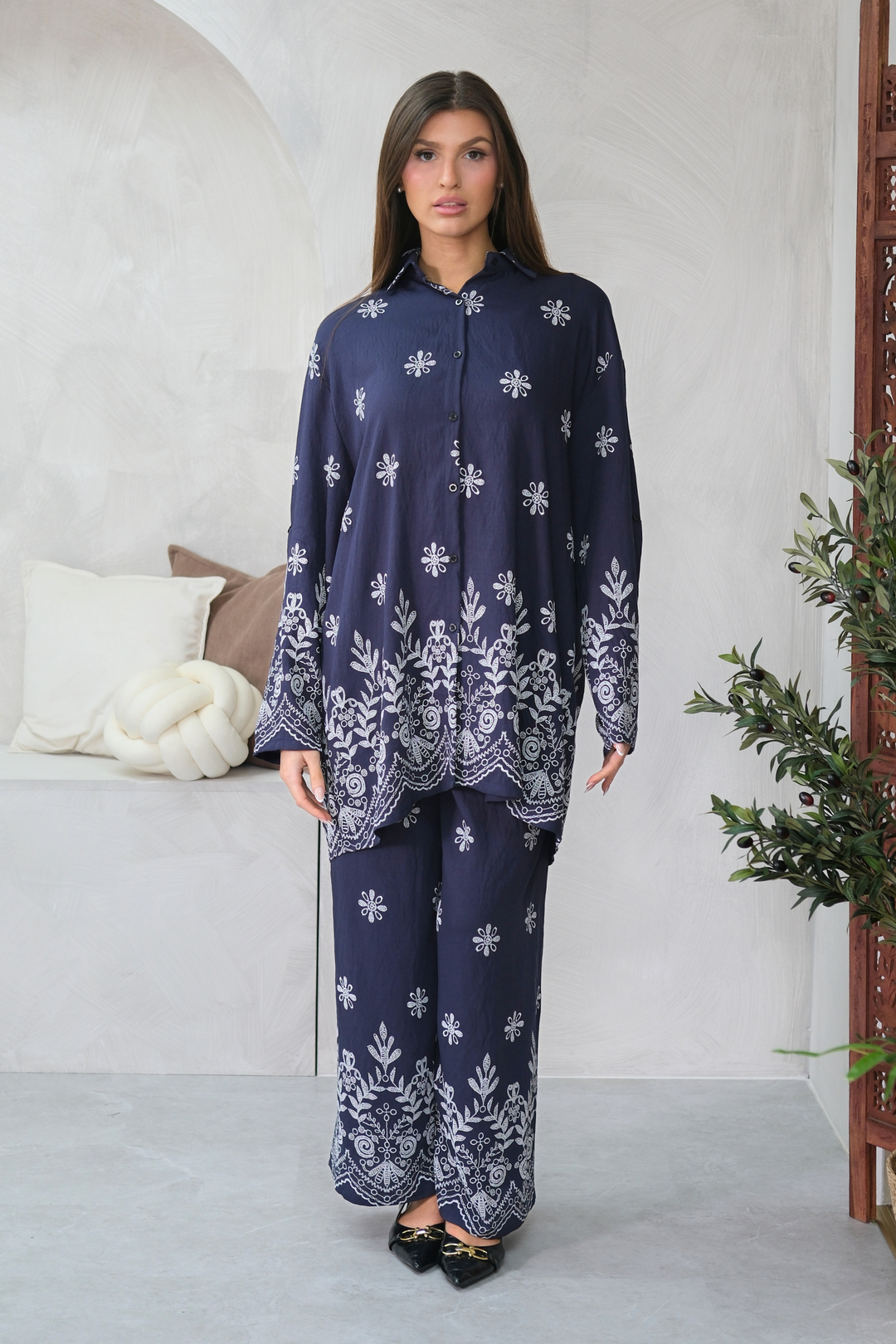 Indigo Fleur Navy Co-Ord