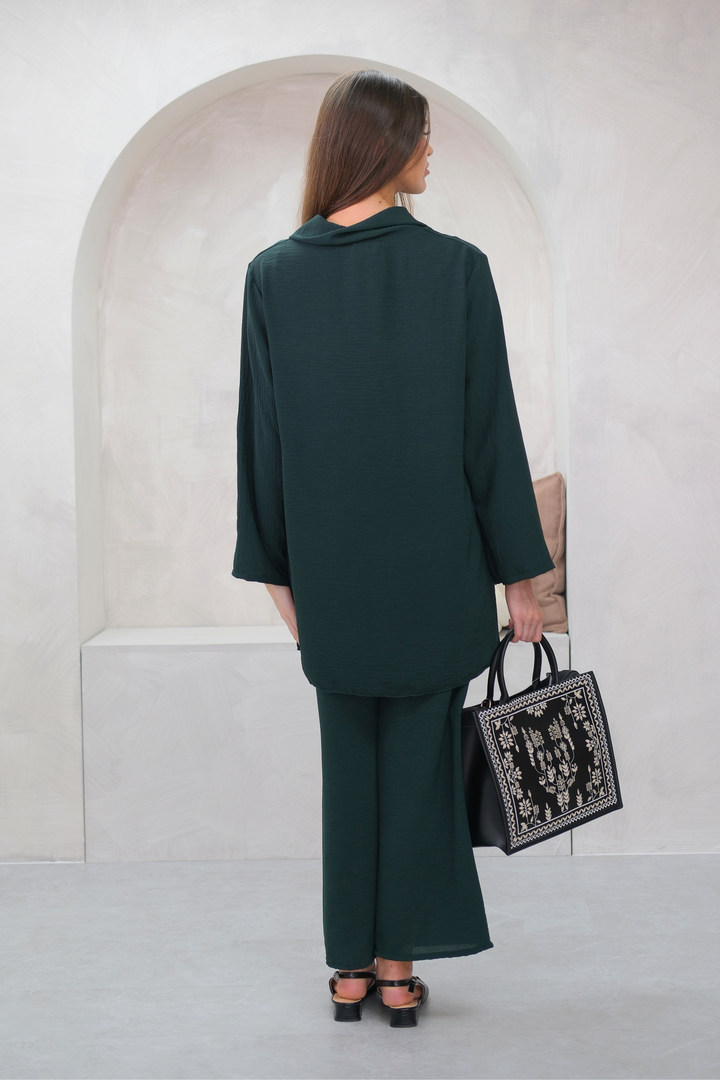 Noir Zip Green Co-ord