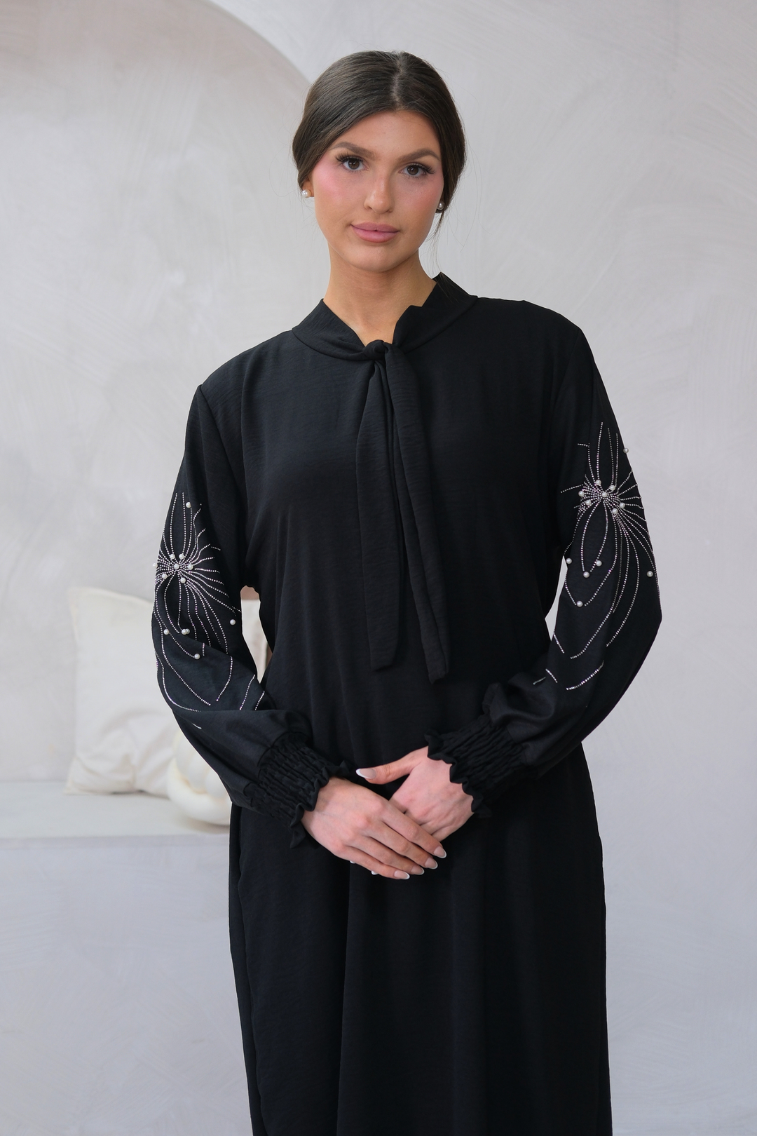 Elan Embellished Black Co-ord