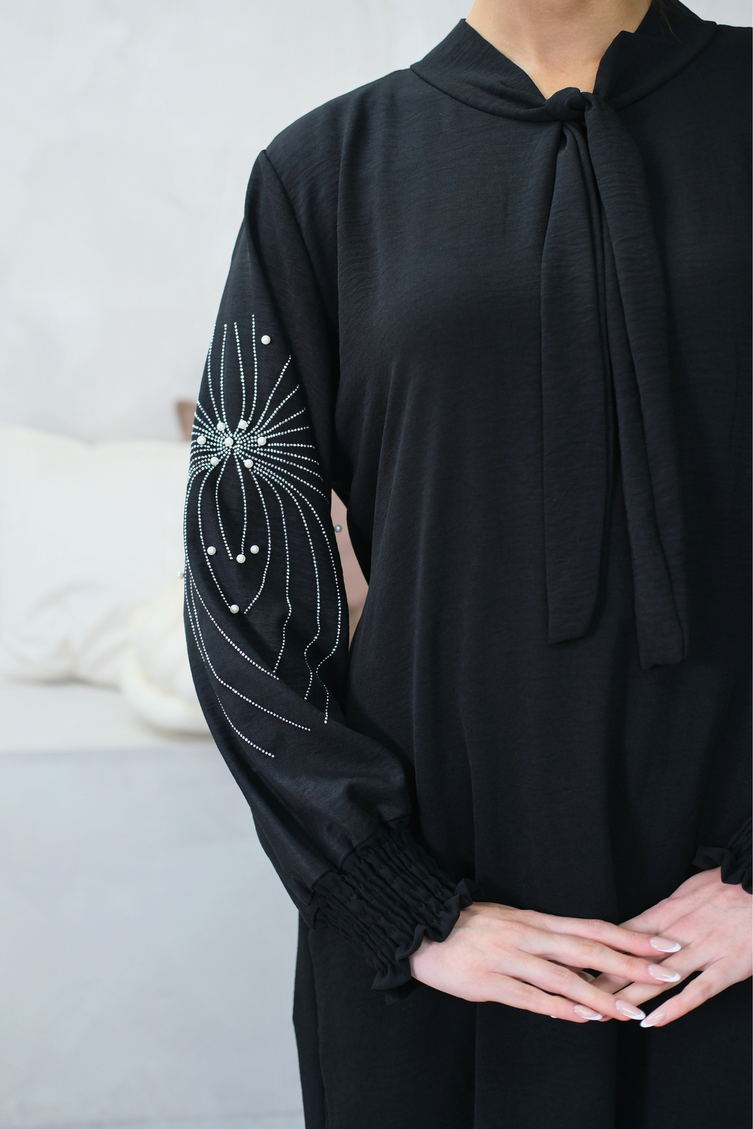 Elan Embellished Black Co-ord