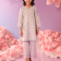 Lawn Lilac Stitched Suit - J. Junaid Jamshed