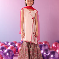 Lawn Pink Stitched Suit - J. Junaid Jamshed
