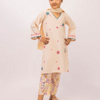 Lawn Pink Stitched Suit - J. Junaid Jamshed