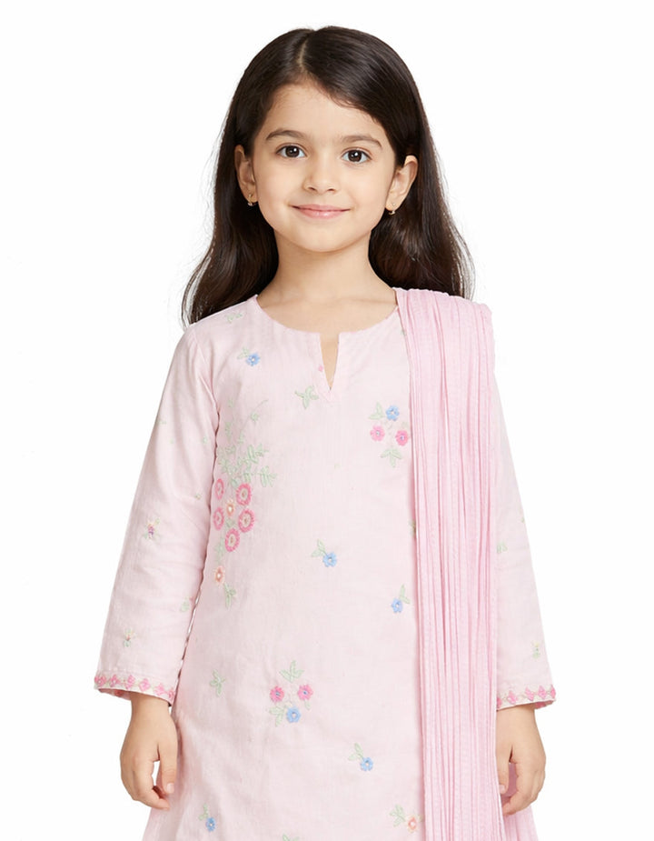 Lawn Pink Stitched Suit - J. Junaid Jamshed