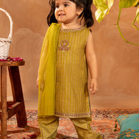 Cotton Silk Green Stitched Suit - J. Junaid Jamshed