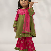 Silk Green Stitched Suit - J. Junaid Jamshed