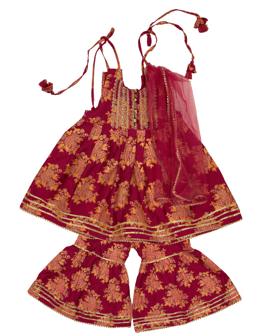 Cotton Silk Pink Stitched Suit - J. Junaid Jamshed