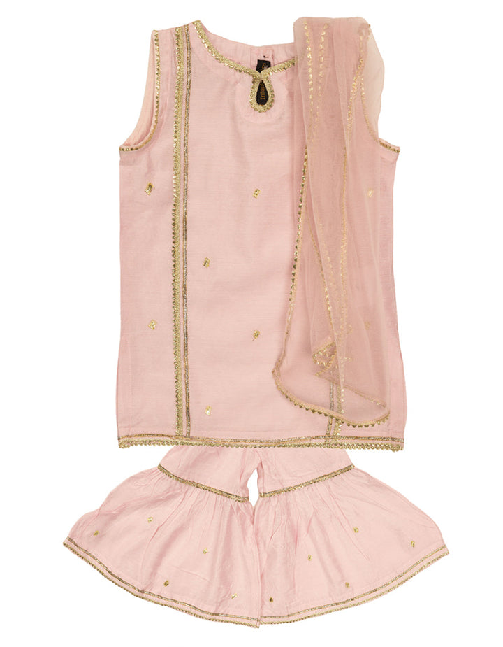 Cotton Silk Pink Stitched Suit - J. Junaid Jamshed