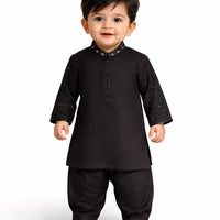 Blended Deep Brown Shalwar Kameez - J. Junaid Jamshed