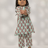 Linen Green Stitched Suit - J. Junaid Jamshed